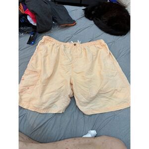 Joe Marlin Retro Peach Swim Trunks XL Like New